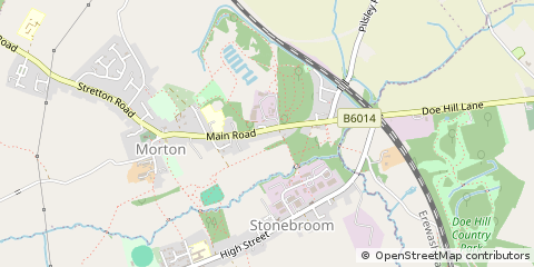 Map of Alfreton, Derbyshire