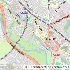 Map of Stone, Staffs