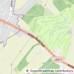 Map of Burton on Trent, Staffordshire