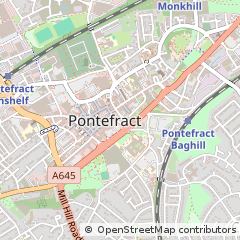 Map of Pontefract