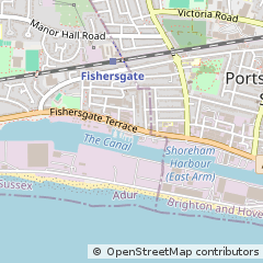 Map of Brighton, West Sussex