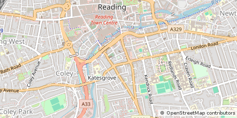 Map of Reading