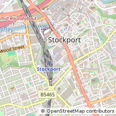 Map of Stockport, Cheshire
