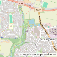 Map of Bolton, Lancashire