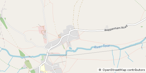 Map of Northamptonshire