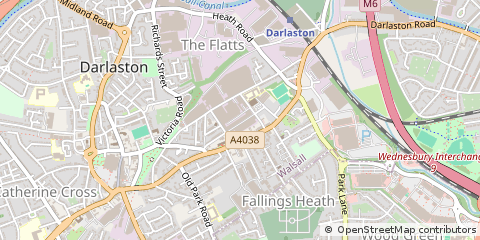 Map of Wednesbury