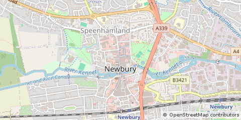 Map of Newbury