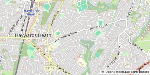 Map of Haywards Heath