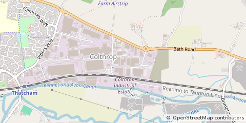 Map of Thatcham