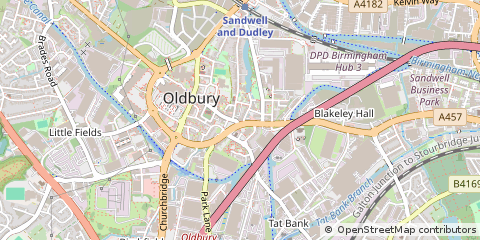 Map of Warley, West Midlands