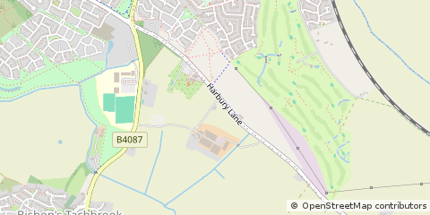 Map of Leamington SPA, Warwickshire