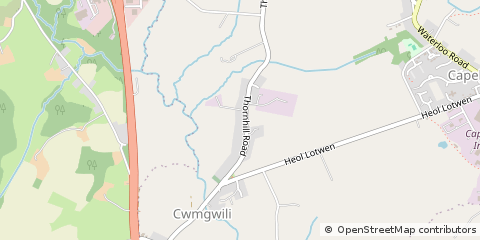 Map of Llanelli