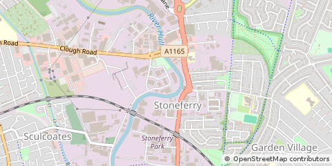 Map of Hull, East Yorkshire