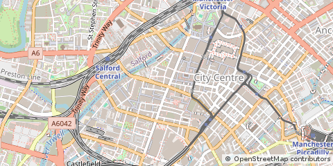 Map of Manchester