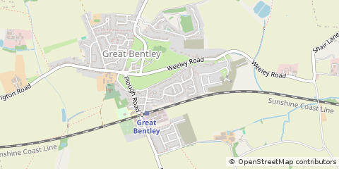 Map of Colchester, Essex