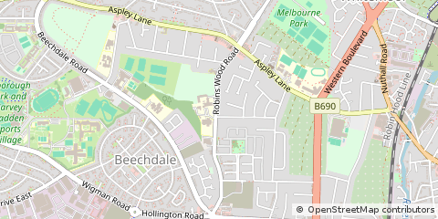 Map of Giltbrook, Nottingham