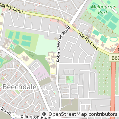 Map of Giltbrook, Nottingham