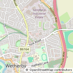 Map of Wetherby, West Yorkshire