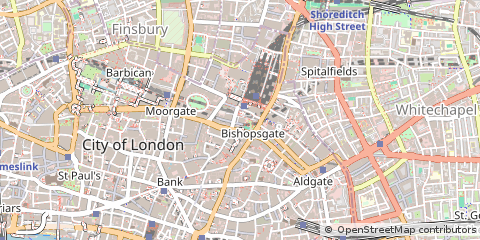 Map of London,