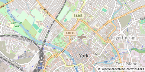 Map of York