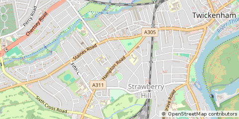 Map of Twickenham