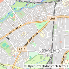 Map of Twickenham