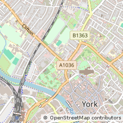 Map of York, North Yorkshire