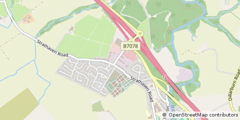 Map of Lanark, South Lanarkshire