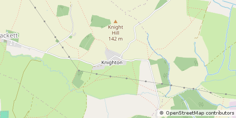 Map of Sherborne, Dorset