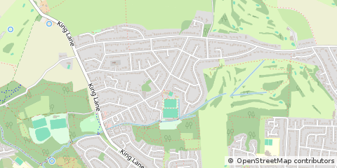 Map of Leeds, West Yorkshire