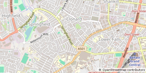 Map of Belfast