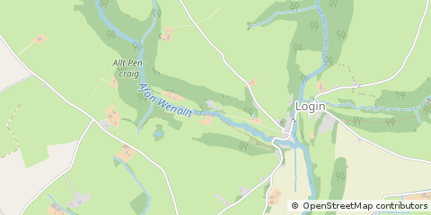 Map of Whitland, Carmarthenshire