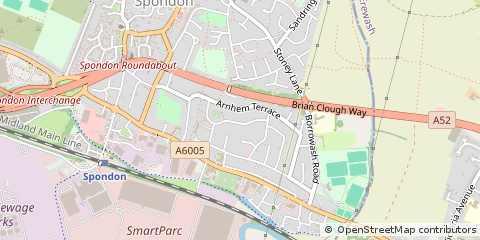Map of Derby