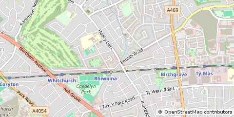 Map of Cardiff