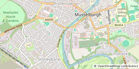 Map of Musselburgh