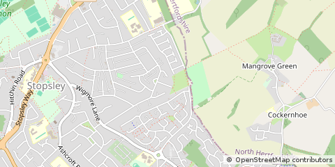 Map of Luton