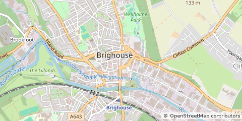 Map of Brighouse