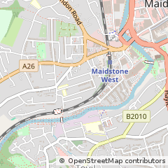 Map of Maidstone, Kent