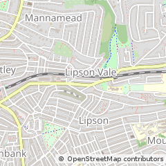 Map of Plymouth, Devon