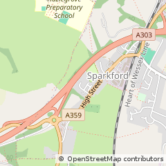 Map of Sparkford, Somerset