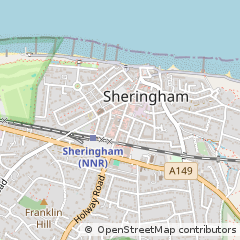 Map of Sheringham, Norfolk