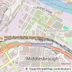 Map of Middlesbrough