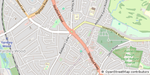 Map of Birmingham