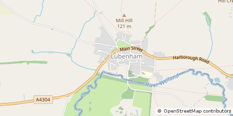 Map of Market Harborough