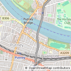 Map of Putney, London