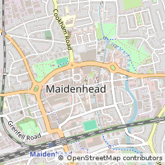 Map of Maidenhead, Berkshire