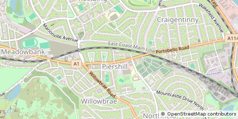 Map of Edinburgh