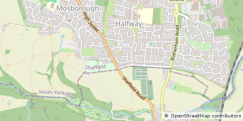 Map of Sheffield