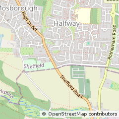 Map of Sheffield