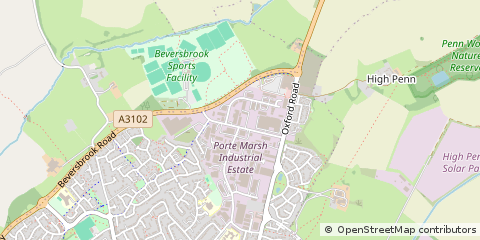 Map of Calne, Wiltshire
